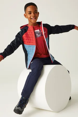 Regatta Boys Kielder Hybrid VIII Stretch Hooded Jacket