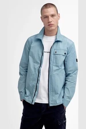 Barbour Mens Beige Inline Overshirt