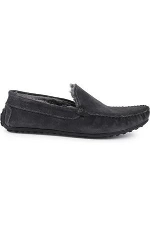 JONES BOOTMAKER Mens Zain Suede Slippers