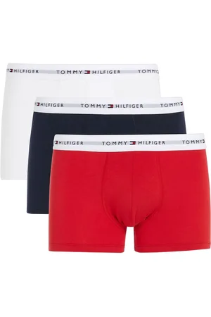 Tommy Hilfiger Mens Signature Cotton Essential Trunks 3 Pack