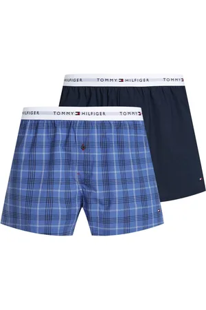 Tommy Hilfiger Blue Signature Essential 100% Cotton Boxers 2 Pack M