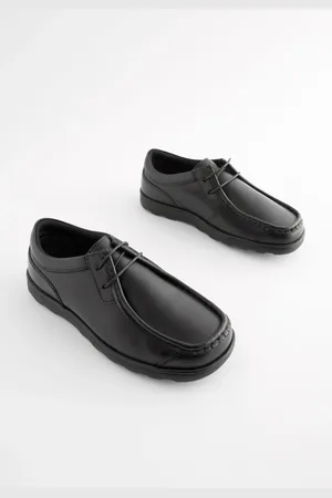 Next Boys Wide Fit (G) School Leather Lace-Up Shoes