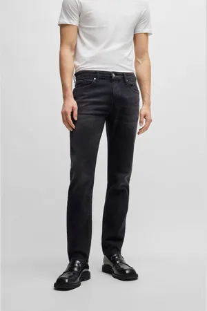 HUGO BOSS Mens Slim Fit Comfort Stretch Denim Jeans