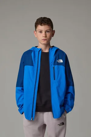 The North Face Blue Teen Hike Packable Shell Jacket S