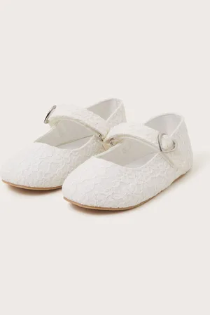 Monsoon Girls Baby Lace Walker Shoes and Bando