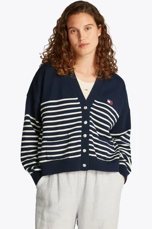 Tommy Hilfiger Blue Cable 100% Cotton Cardigan XS