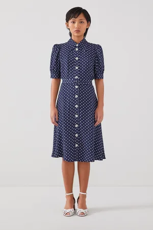 LK Bennett Valerie Petite Shirt Dress AU 16