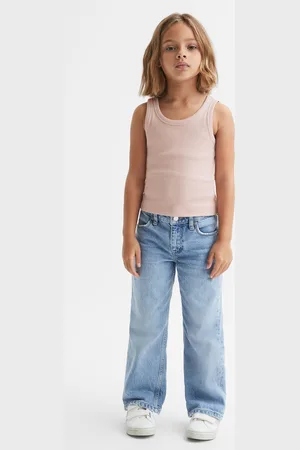 Reiss Girls Pale Violet Teen Cotton Blend Ribbed Vest