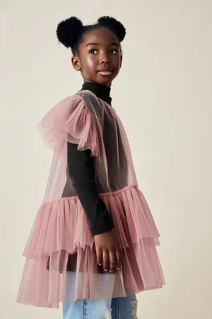 Next Girls 2-in-1 Mesh Party Dress (3-16yrs)