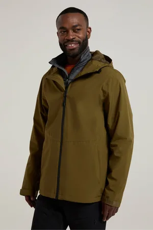 Mountain Warehouse Mens Mens Covert Lightweight, Waterproof Coat Jacket
