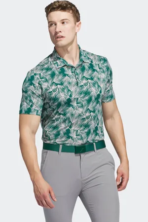 adidas Mens Ultimate365 Mesh Print Polo Shirt