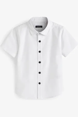 Next Boys Short Sleeve Oxford Shirt (3mths-7yrs)