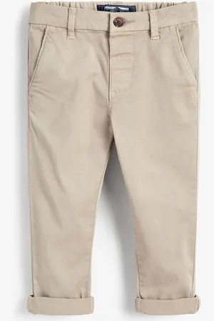 Next Boys Stone Stretch Chinos Trousers (3mths-7yrs)