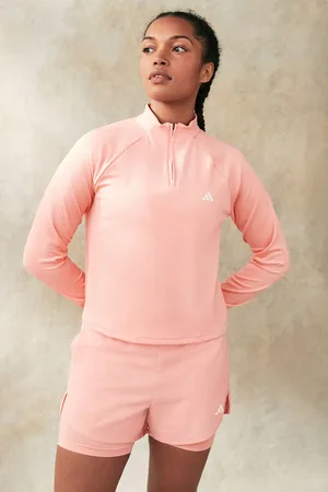 adidas Womens Train Essential 1/4 Zip Sweat Top