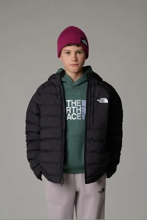 The North Face Black Boys Reversible Perrito Hooded Jacket S