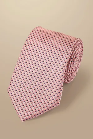 Charles Tyrwhitt Mens Stain Resistant Pattern Tie