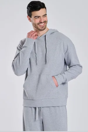 Loungeable Mens Waffle Lounge Hoodie
