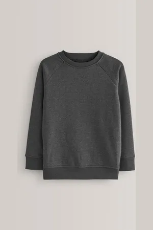 Next Boys Charcoal 1 Pack Crew Neck School Sweater (3-16yrs)