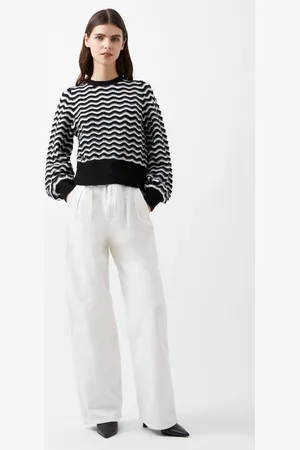 French Connection Womens Natasha Scallop Jumper