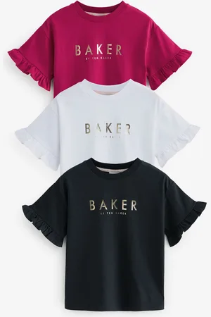Ted Baker Girls 100% Cotton T-Shirts 3 Pack