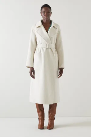 LK Bennett Womens Anderson Double Faced Wool Coat