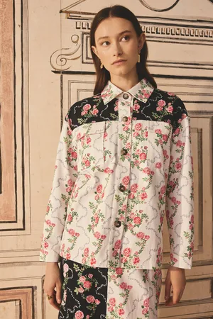 Cath Kidston Womens Rose Flutter Twill 100% Cotton Jacket