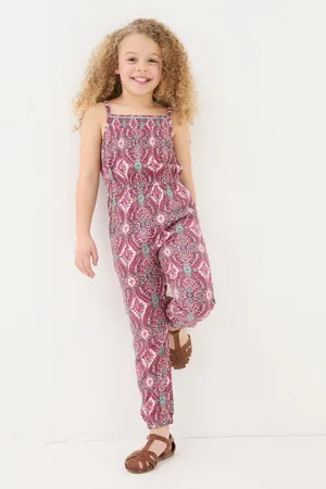 Fat Face Girls FatFace Paisley Print Jumpsuit