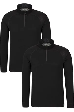 Mountain Warehouse Black Merino Multipack Thermal Top 3XL