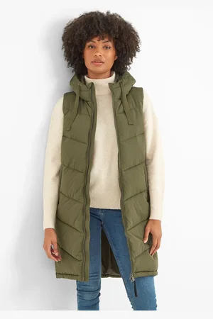 Tog 24 Green Ranskill Long Padded Hooded Gilet AU 8