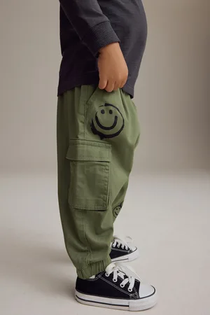 Next Boys Khaki Printed Cargo Trousers (3mths-7yrs)