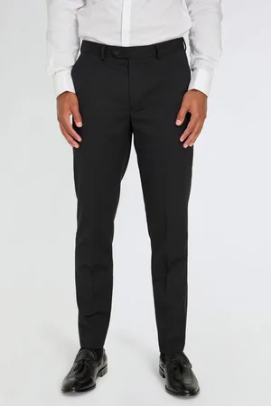Harry Brown Mens Leo Tuxedo Dinner Trousers with Satin Stripe Detail