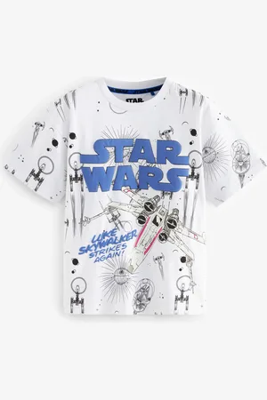 STAR WARS Boys Ground Licensed 100% Cotton T-Shirt (3-16yrs)