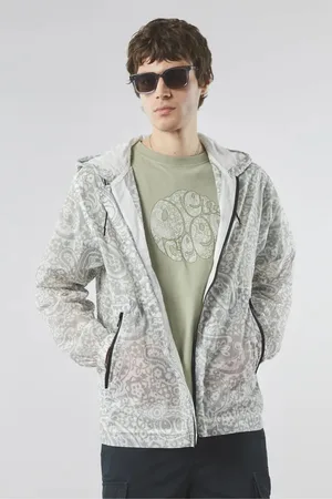 Pretty Green Mens 100% Cotton Anchorage Paisley Lightweight Jacket
