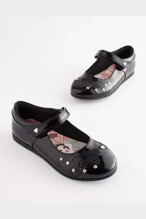 Disney Girls Patent Princess Mary Jane School Shoes