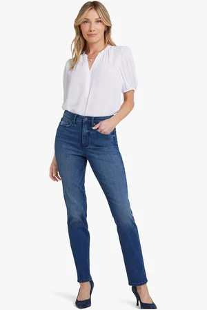 NYDJ Womens Slim Leg High Rise Sheri Jeans