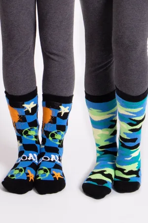 Totes Girls Blue Toasties Kids Original Socks
