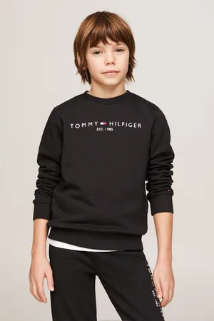 Tommy Hilfiger Black Essential Sweatshirt 16 Years (176cm)