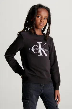 Calvin Klein Girls 100% Cotton Monogram T-Shirt