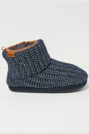 Fat Face Mens FatFace Laurence Navy Laurence Knit Boots