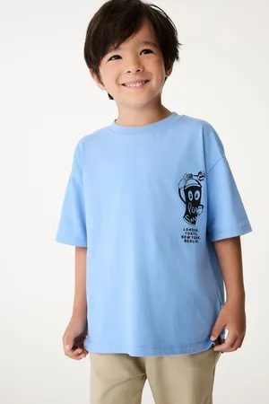 Paul Smith Boys Boys Oversized Short Sleeve Iconic Print 100% Cotton T-Shirt