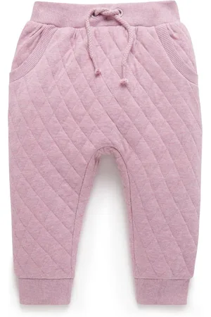 Purebaby Girls Quilted Joggers