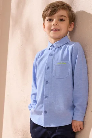 Angel & Rocket Boys Curtis Pique Textured Shirt