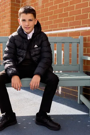 adidas Boys /Grey Camo Puffer Coat
