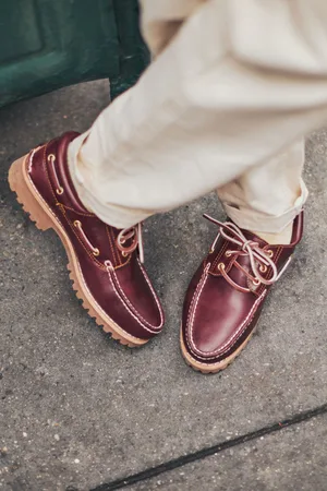 Timberland Mens 3 Eye Lug Boat Shoes