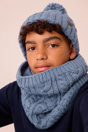 Next Boys Mineral Cable Knit Snood (1-16yrs)