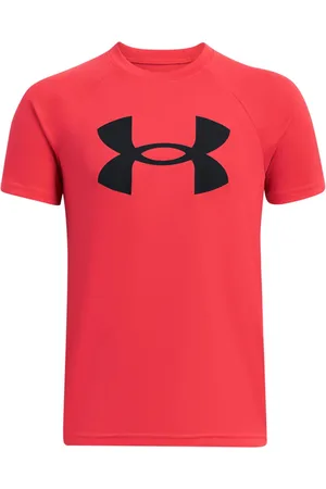 Under Armour Boys Chrome Tech Big Logo Short Sleeve T-Shirt