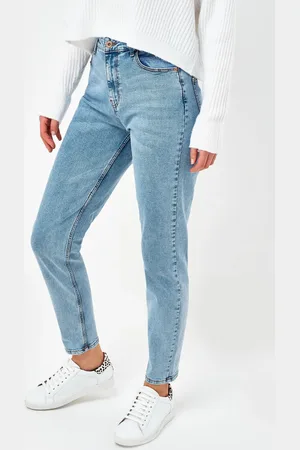 Pieces® Womens High Waisted Mom Jeans