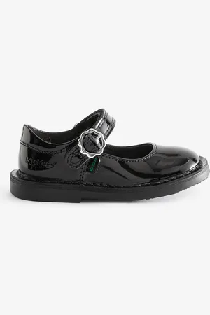 Kickers Girls Infant Adlar MJ Bloom Patent Leather Shoes