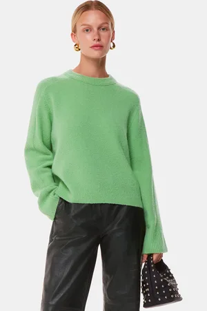 Whistles Womens Alana Wool Mix Crew Neck Jumper