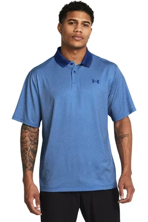 Under Armour Mens Golf 3.0 Printed Polo Shirt